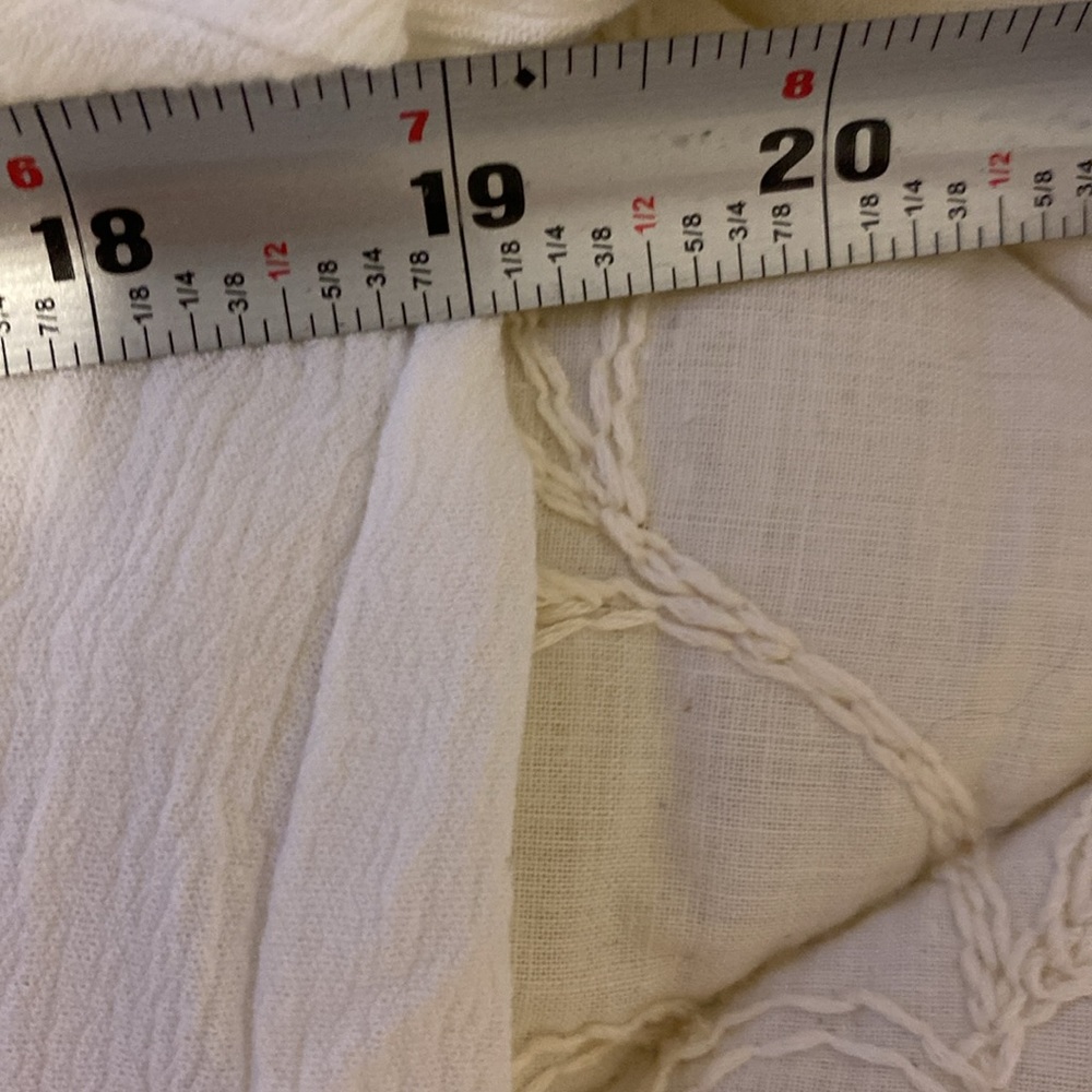 White Lace Trim Blouse - Picture 6 of 7